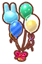 bunny party balloons