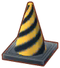 striped cone