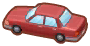 red model car