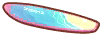 planche de surf colorée
