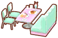 甜點餐館桌椅組合