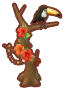small hibiscus perch