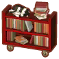 calico bookshop cart