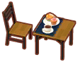 table de croissanterie