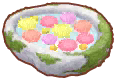 floral cleansing basin