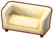 sofá crema