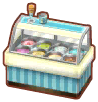 ice-cream display