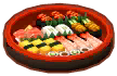 sélection de sushis