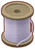 bobine de fil lavande