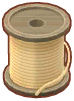 spool of yellow thread