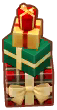 jolly gift boxes stack