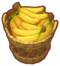 カゴいっぱいのバナナ