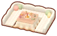 canapé sol avec kotatsu
