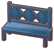 藍色長椅
