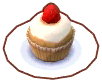  Erdbeer-Cupcake