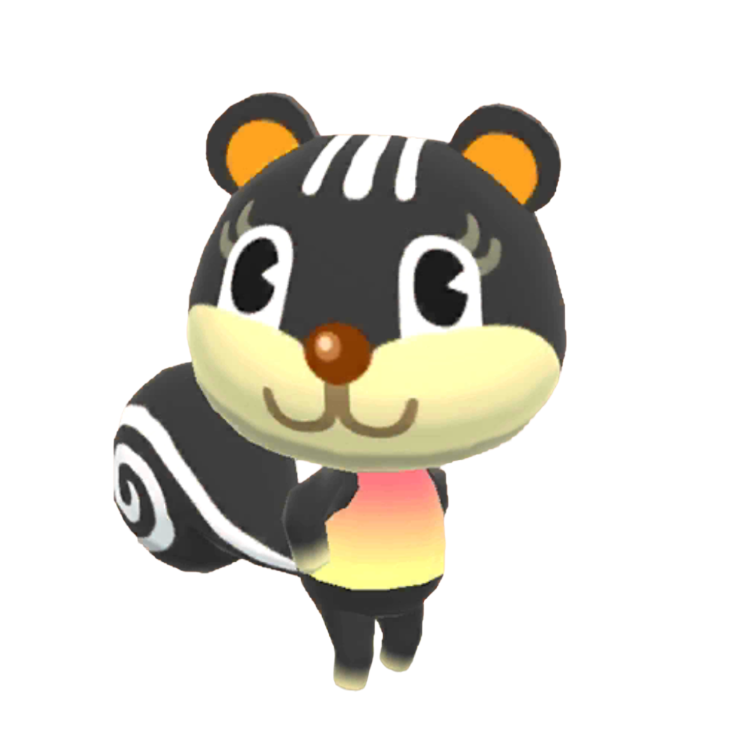 동물의 숲 포켓 캠프 실루엣