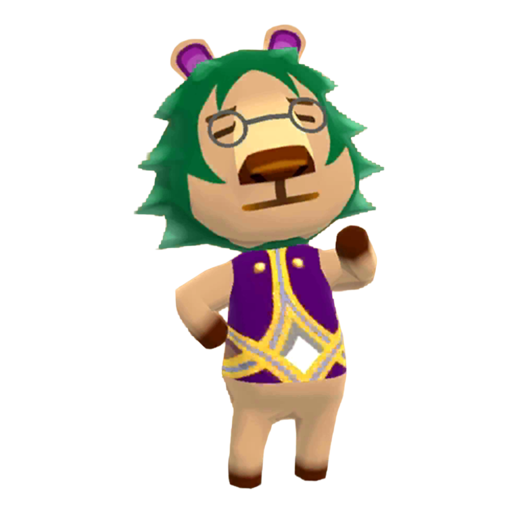 動物森友會 口袋露營廣場 老獅